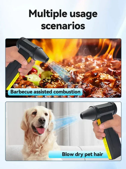 Turbo Jet Snöblåsare 800 000 RPM – Kraftfull Luftblåsare för Snö & Vinterstök