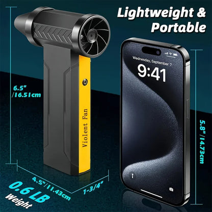 Turbo Jet Snöblåsare 800 000 RPM – Kraftfull Luftblåsare för Snö & Vinterstök